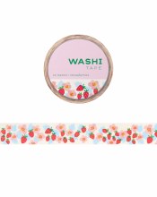 Washi Tape, 15 mm Strawberries
