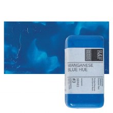 R&F Encaustic Paint Cakes, 40ml Cakes, Manganese Blue Hue