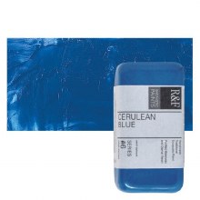 R&F Encaustic Paint Cakes, 40ml Cakes, Cerulean Blue