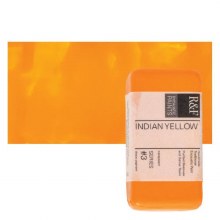 R&F Encaustic Paint Cakes, 40ml Cakes, Indian Yellow