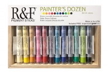 R&F Painters Dozen Pigment Stick 12-Color Set I