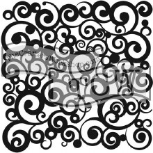 The Crafters Workshop Stencils, 6 in. x 6 in., Cosmic Swirl