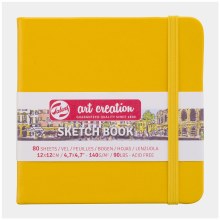 Talens Art Creation Sketchbook, Golden Yellow, 4.7" x 4.7"