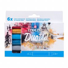 Ecoline Duo Tip Pens Landscape Set of 6