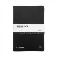Endless Regalia Storyboard Notebook, Blank, Large, 64 Pages