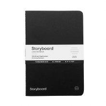 Endless Regalia Storyboard Notebook, Ruled, Large, 64 Pages