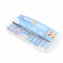 Additional picture of Micador Softies Tri-Grip Crayons, 12-Crayon Case