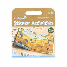 Micador Reusable Sticker Activities, Wildlife Pack