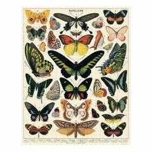 Cavallini & Co. Vintage Inspired 1,000 Piece Puzzles, Butterflies