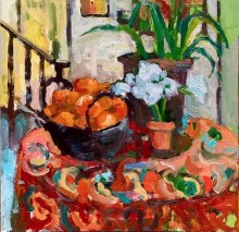 March 4 - Amy Peterson - Post-Impressionistic Still Life with Patterns