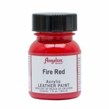 Additional picture of Acrylic Leather Paint, 1 oz., Fire Red