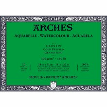 Arches Watercolor Blocks, Cold-Pressed, 140lb, 14 in. x 20 in.