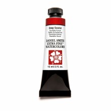 Daniel Smith Watercolors, 15ml Tubes, Deep Scarlet