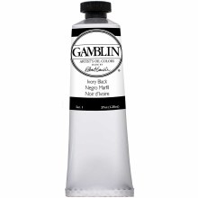 Gamblin Oil Colors, 37ml, Ivory Black