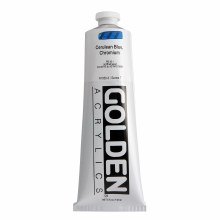 Additional picture of Golden Heavy Body Acrylics, 5 oz, Cerulean Blue, Chromium
