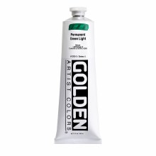 Additional picture of Golden Heavy Body Acrylics, 5 oz, Permanent Green Light