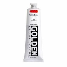 Additional picture of Golden Heavy Body Acrylics, 5 oz, Pyrrole Orange