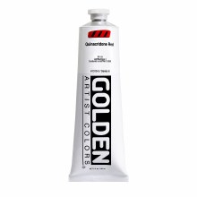 Golden Heavy Body Acrylics, 5 oz, Quinacridone Red