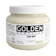 Golden Heavy Body Acrylics, 32 oz, Titan Buff