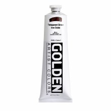 Golden Heavy Body Acrylics, 5 oz, Transparent Brown Oxide