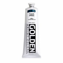 Additional picture of Golden Heavy Body Acrylics, 5 oz, Turquoise (Pthalo)