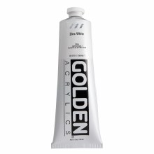 Golden Heavy Body Acrylics, 5 oz, Zinc White