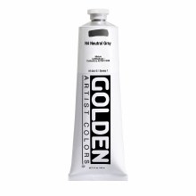 Golden Heavy Body Acrylics, 5 oz, Neutral Gray 4