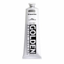 Golden Heavy Body Acrylics, 5 oz, Neutral Gray 6