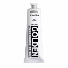 Golden Heavy Body Acrylics, 5 oz, Neutral Gray 7