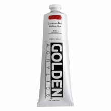 Golden Heavy Body Acrylics, 5 oz, Cadmium Red Medium Hue