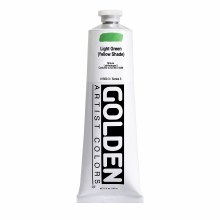 Golden Heavy Body Acrylics, 5 oz, Light Green/Yellow Shade