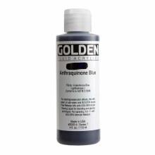 Additional picture of Golden Fluid Acrylics, 4 oz, Anthraquinone Blue