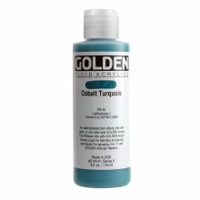 Golden Fluid Acrylics, 4 oz, Cobalt Turquoise