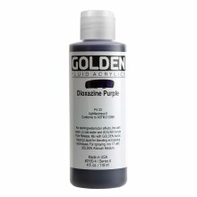 Golden Fluid Acrylics, 4 oz, Dioxazine Purple
