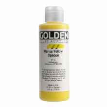 Golden Fluid Acrylics, 4 oz, Hansa Yellow Opaque