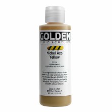 Golden Fluid Acrylics, 4 oz, Nickel Azo Yellow