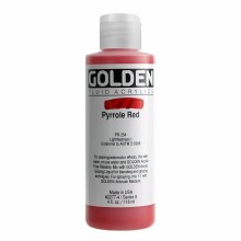 Additional picture of Golden Fluid Acrylics, 4 oz, Pyrrole Red