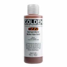 Golden Fluid Acrylics, 4 oz, Quinacridone/Nickel Azo Gold