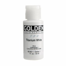 Additional picture of Golden Fluid Acrylics, 1 oz, Titanium White