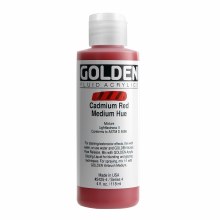 Golden Fluid Acrylics, 4 oz, Cadmium Red Medium Hue