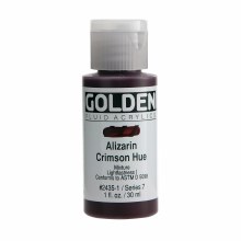 Additional picture of Golden Fluid Acrylics, 1 oz, Alizarin Crimson Hue