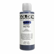 Golden Fluid Acrylics, 4 oz, Prussian Blue Hue