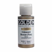 Additional picture of Golden Fluid Acrylics, 1 oz, Iridescent Bronze