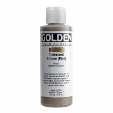 Additional picture of Golden Fluid Acrylics, 4 oz, Iridescent Bronze