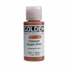 Additional picture of Golden Fluid Acrylics, 1 oz, Iridescent Copper