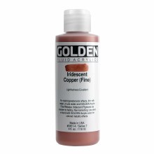 Golden Fluid Acrylics, 4 oz, Iridescent Copper