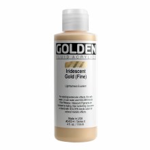 Golden Fluid Acrylics, 4 oz, Iridescent Gold