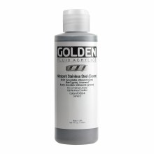 Golden Fluid Acrylics, 4 oz, Iridescent Stainless Steel