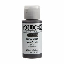 Additional picture of Golden Fluid Acrylics, 1 oz, Micaceous Iron Oxide
