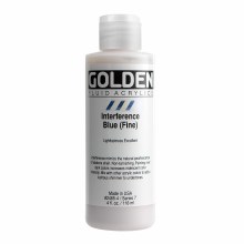 Additional picture of Golden Fluid Acrylics, 4 oz, Interference Blue (Fine)
